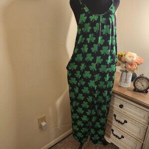 Bright and Breezy Shamrock Jumpsuit